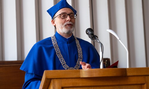 Dziekan Wydziału Historii dr hab. Tomasz Mojsik, prof. UwB