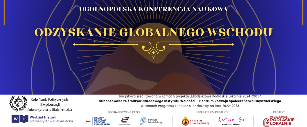 Ogólnopolska Konferencja Naukowa "Odzyskanie Globalnego Wschodu" - grafika