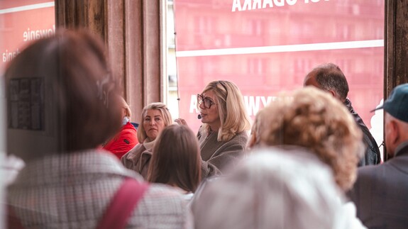 Ostatnie oprowadzanie po dawnym Domu Partii w Białymstoku organizowane przez Wydział Historii UwB