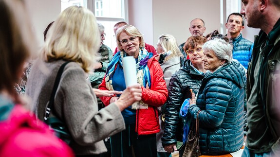Ostatnie oprowadzanie po dawnym Domu Partii w Białymstoku organizowane przez Wydział Historii UwB