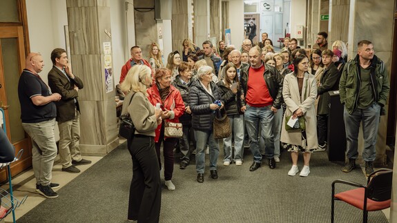 Ostatnie oprowadzanie po dawnym Domu Partii w Białymstoku organizowane przez Wydział Historii UwB