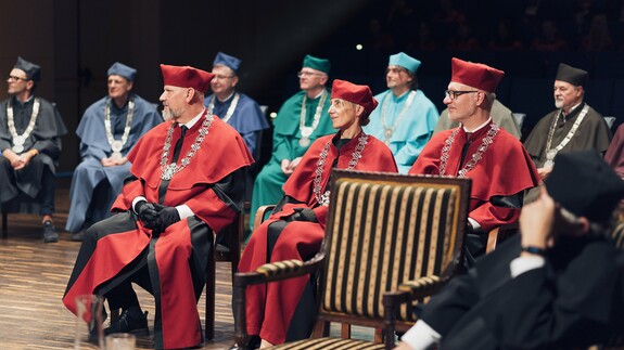 Uroczystość nadania tytułu doktora honoris causa Uniwersytetu w Białymstoku Robertowi I. Frostowi