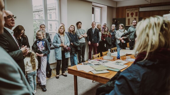 Ostatnie oprowadzanie po dawnym Domu Partii w Białymstoku organizowane przez Wydział Historii UwB