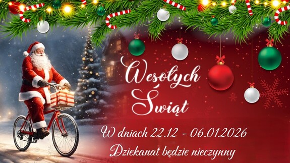 Informacja o pracy dziekanatu