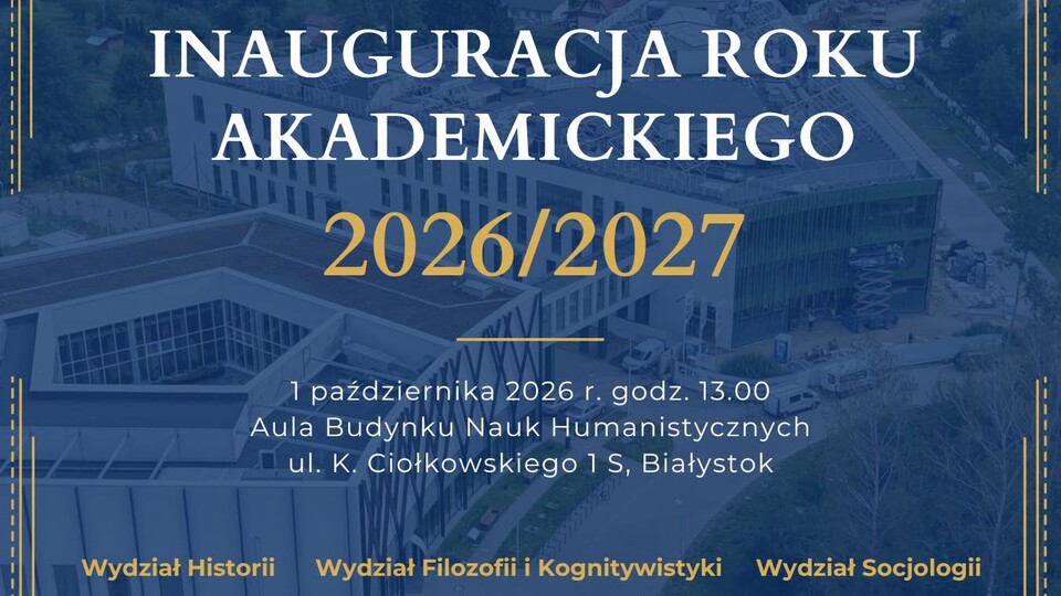 Uroczysta inauguracja roku akademickiego 2026/2027