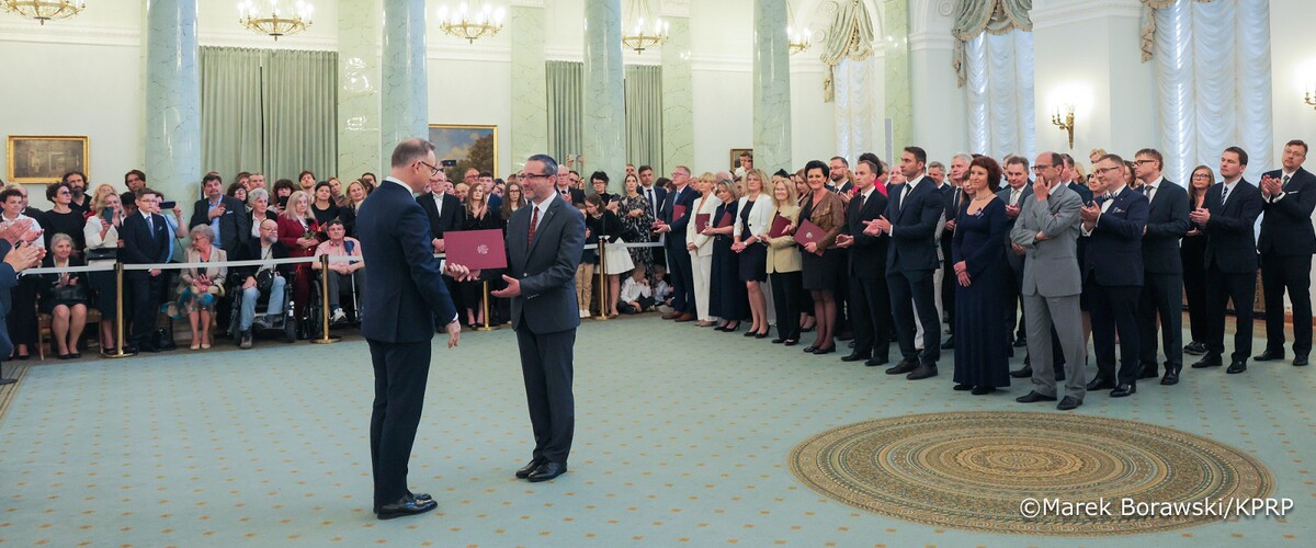 Wręczenie nominacji profesorskiej prof. Rafałowi Kosińskiemu