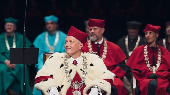 Uroczystość nadania tytułu doktora honoris causa Uniwersytetu w Białymstoku Robertowi I. Frostowi